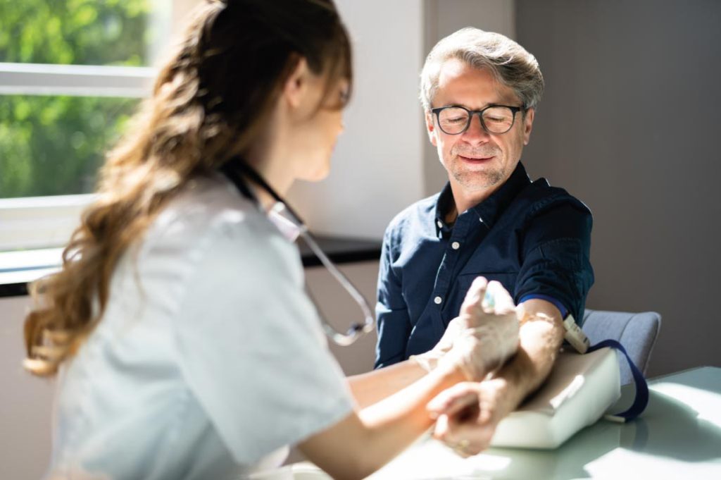 doctora y paciente