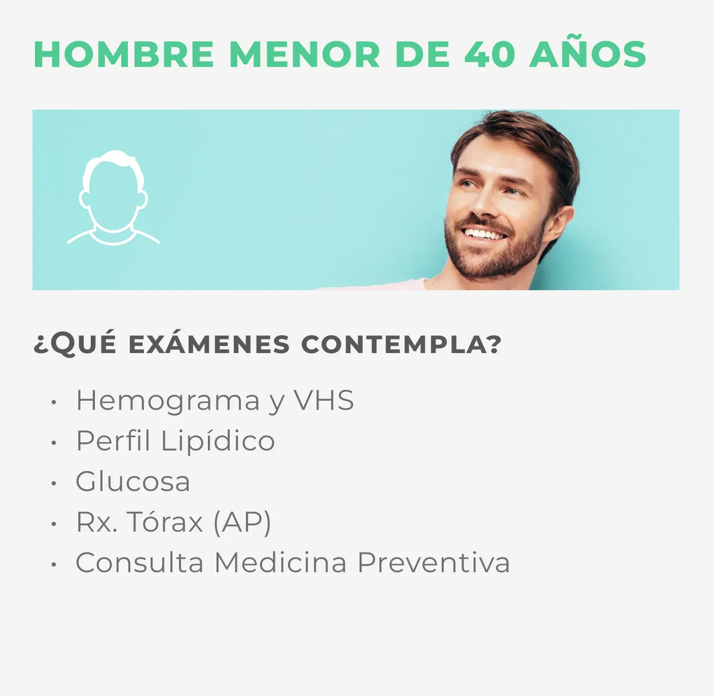 hombre menor de 40