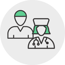 Honorarios del equipo de salud que participen en la cirugía.